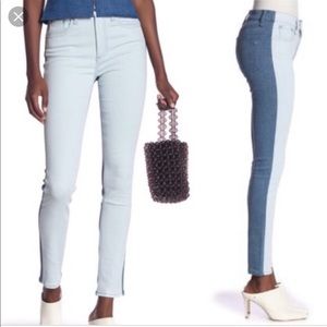 Rag & Bone High Waist Skinny Jeans (double Blues)